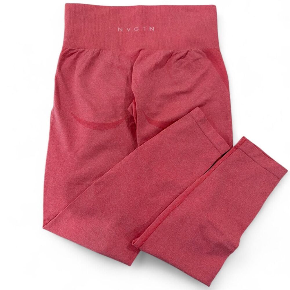 NVGTN Women's Pink and Red Leggings
